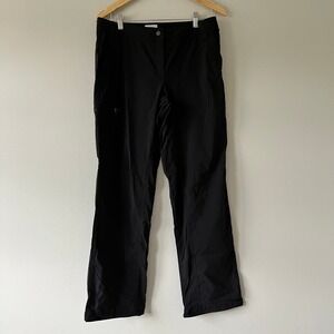 L.L.Bean Women's Black Hiking Pants Size 10 Regular Outdoor Travel